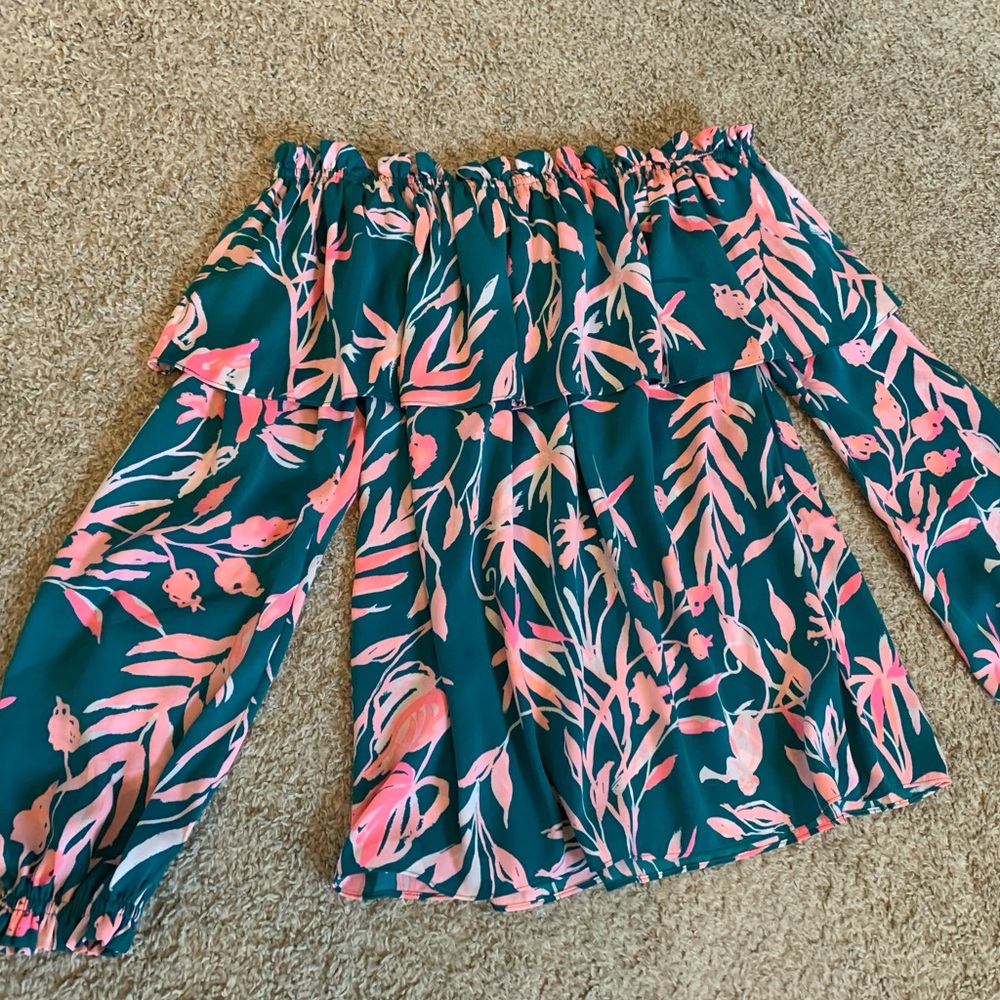Lilly Pulitzer Dee Off The Shoulder Top